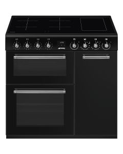 Smeg CX93IMBL Electric Induction Hob Range Cooker