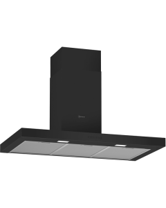 Neff D92BBC0S0B 90cm Chimney Cooker Hood, Black, D Rated