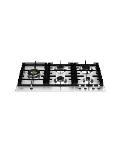 Bertazzoni P905LMODX Modern Series 90cm Gas Hob with Left Wok Burner Stainless Steel