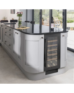 Caple WI3126BG Built-In Wine Cooler - Black - F Rated
