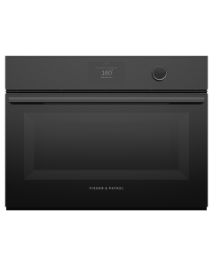 Fisher and Paykel OM60NMTDB1 60cm Built In Series 9 Minimal Compact Combi-Microwave Oven- Black