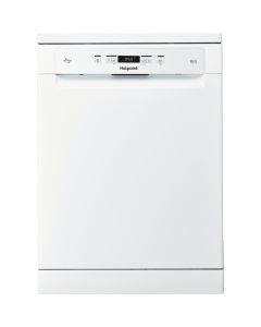 Hotpoint HFC3C26WCUK Dishwasher, 14 Place Settings, 3D Zone Wash, White, E Rated