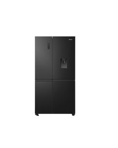 Hisense RS840N4WFE Frost Free American Style Fridge Freezer - Black Stainless Steel