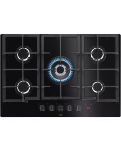 AEG HKB75450NB Gas On Glass Hob