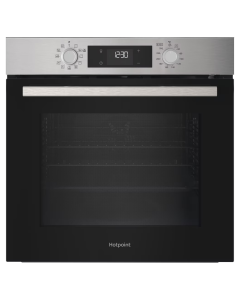 Hotpoint HO278PXUK Built-In Electric Single Oven with Pyrolytic + Hydrolytic Cleaning, Stainless Steel, A++ Rated