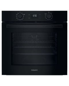 Hotpoint HO458HBUK Built In Hydrolytic Cleaning Multiflow Single Oven in Black