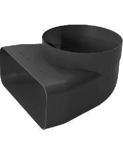 Siemens HZ9VDSI1 Adapter duct, ⌀ 150 mm, 90 °, round-flat