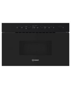 Indesit IMK12BUK Built In 22 Litre Microwave with Quartz Grill in Black
