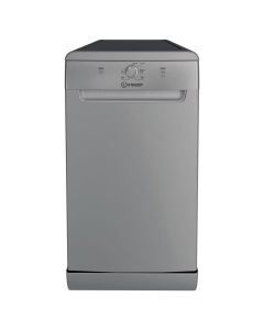 Indesit IN2FE10CS90SUK Freestanding 10 Place Settings Slimline Dishwasher in Silver