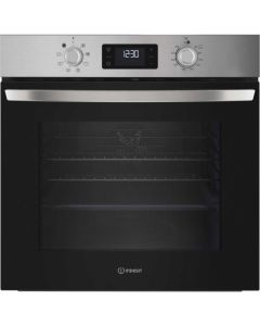 Indesit IO253XUK Built-In Electric Single Oven, Stainless Steel, A Rated