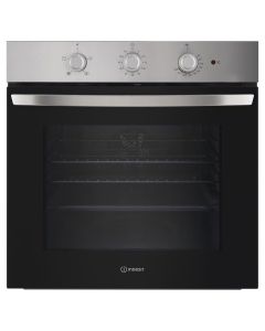Indesit IO233XUK Built In 66L Single Oven in Stainless Steel A Rated