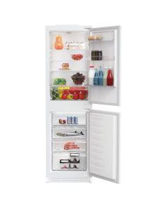 Indesit KINS1261B4UK Integrated Low Frost 50/50 Fridge Freezer with Sliding Hinge System