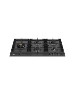 Bertazzoni P905LMODNE Modern Series 90cm Gas Hob with Left Wok Burner Matt black
