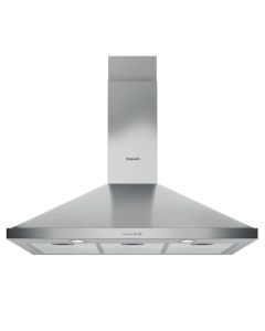 Hotpoint PHPN95FLMX1 90cm Pyramid Chimney Cooker Hood in Stainless Steel