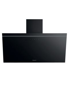 Hotpoint PHVP82FLTK 80cm Angled Wall Cooker Hood in Black
