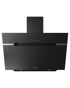 Hotpoint PHVS91FLTDPK 90cm Black Angled Cooker Hood A+ Rated