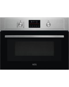 AEG KMX525060M Built-In Microwave with Grill, Stainless Steel