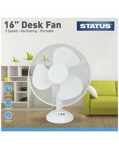 Status International Ltd S16DESKFAN1PKB Cooling Fan