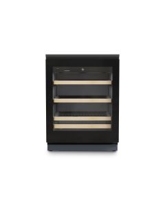 Liebherr UWGB3631 Built-In Under Wine Cooler - Black / Glass Door - F Rated