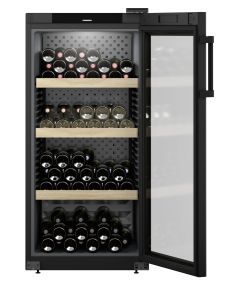 Liebherr WPBL4201 Freestanding Wine Cooler - Black E Rated