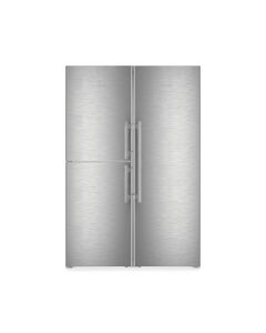 Liebherr XRCSD5255 American Style Fridge Freezer, Plumbed, Stainless Steel, D Rated