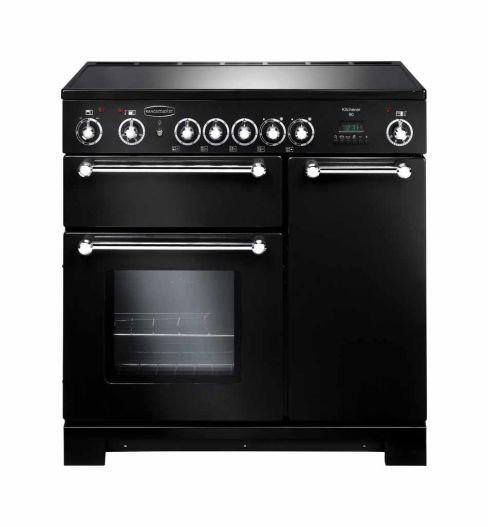 Rangemaster KCH90ECBL/C 90cm Electric Range Cooker with Ceramic Hob