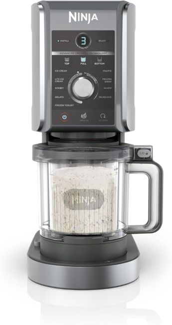 Ninja NC501UK Deluxe 10-in-1 Ice Cream and Frozen Drink Maker - Black