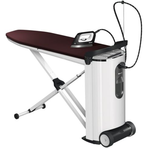 Miele B 4862 FASHIONMASTER 4.0 Steam Ironing System Tayberry Red with Display and 2-level Ironing Board Fan