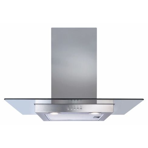 CDA ECN72SS Chimney Hood Flat glass extractor,  D Rated