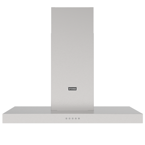 Stoves ST STERLING CHIM 90T STA Sterling Stainless Steel 90cm Chimney Cooker Hood A+ Rated