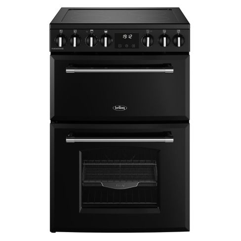 Belling BEL MRA FARMHOUSE 60E BLK Freestanding Electric Cooker