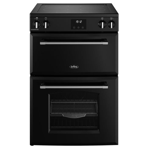 Belling BEL MRA FARMHOUSE 60EI TCH BLK Farmhouse Freestanding 60cm Induction Cooker in Black A Rated