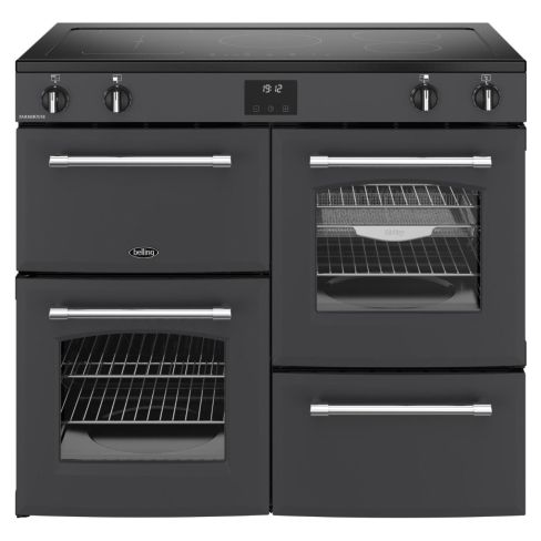 Belling BEL RCA FARMHOUSE 100EI ANT Farmhouse 100cm Induction Range Cooker in Anthracite A Rated