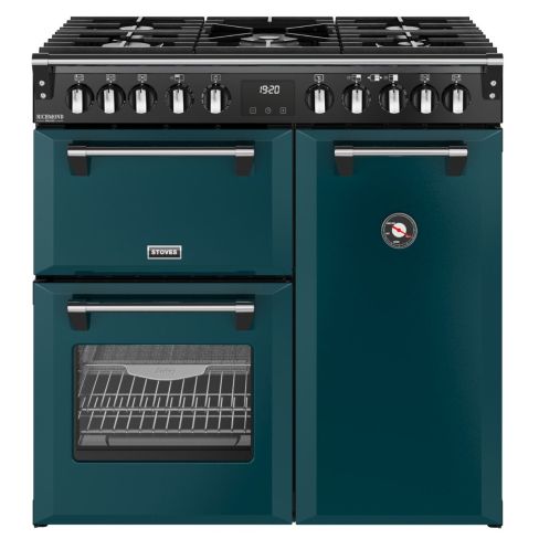 Stoves ST DX RCA RICH 90DF DMA Richmond Deluxe 90cm Dual Fuel Range Cooker in Deep Marine A Rated