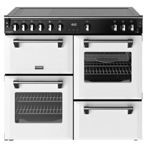 Stoves ST DX RCA RICH 100EI RTY IWH Richmond Deluxe 100cm Induction Range Cooker in Icy White