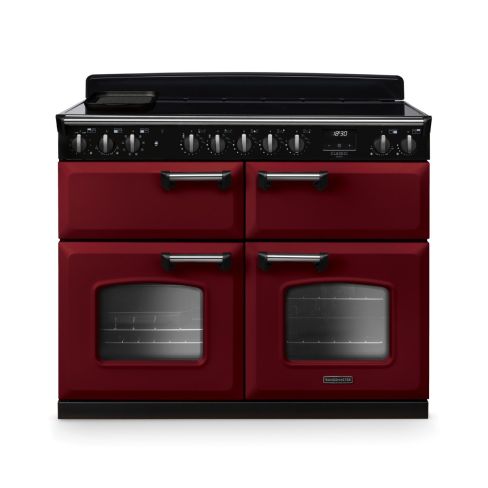 Rangemaster CLDLB110EIPBOR/CM1 Classic Deluxe 110cm BC Induction Range Cooker Bordeaux/Chrome