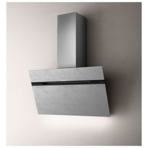 Elica ASC-URB-IRON 90Cm Wide Ascent Angled Hood - B Rated- Iron Look