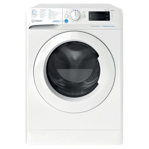 Indesit BDE96436WVUK Push&Go Washer-Dryer 9+6Kg 1400Spin White With Ariel Pods And Steam Cycles