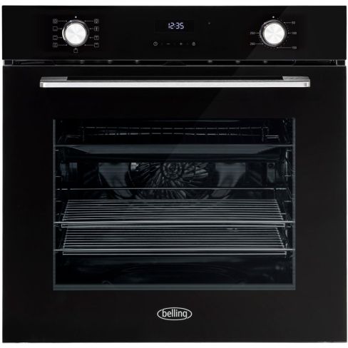 Belling BEL BI603MF BLK Built-In Electric Single Oven in Black 72L A Rated