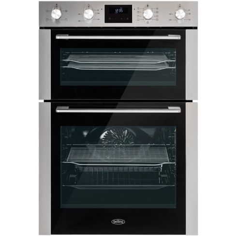Belling BEL BI903MFC STA Built In Multifunction Double Oven in Stainless Steel A Rated