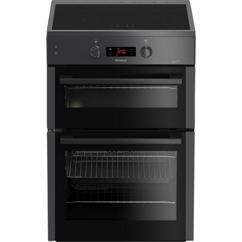 Blomberg HIRN651N 60cm Double Oven Electric Cooker with Induction Hob - Anthracite