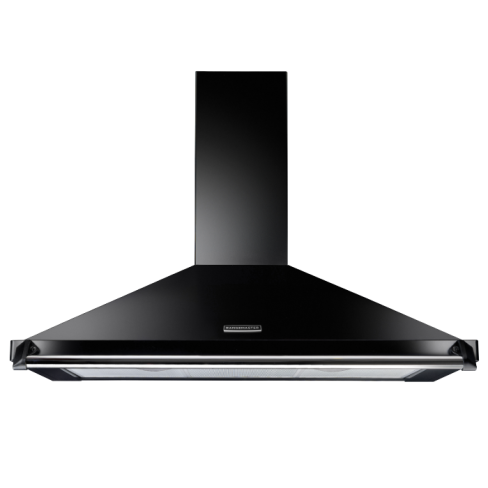 Rangemaster RCLAHDC90BL/C 90Cm  Classic Hood Black  - Chrome Rail