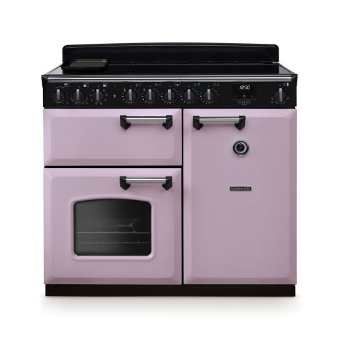 Rangemaster CLDL100EIPHTH/CM1 Classic Deluxe 100cm Induction Range Cooker Heather/Chrome