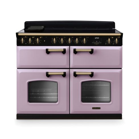 Rangemaster CLDLB110EIPHTH/AB1 Classic Deluxe 110cm BC Induction Range Cooker Heather/Antique Brass