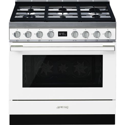Smeg CPF9GPWH Dual Fuel Range Cooker