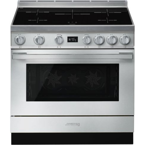 Smeg CPF9IPX 90cm Portofino Electric Range Cooker Stainless Steel