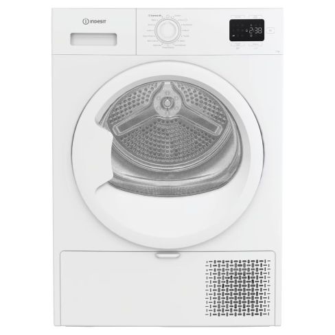 Indesit CYSD72DWWUK Freestanding 7kg Heat Pump Tumble Dryer in White A+ Rated