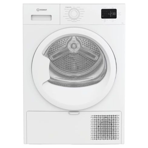 Indesit CYSD83DWWUK Freestanding 8kg Heat Pump Tumble Dryer in White A++ Rated