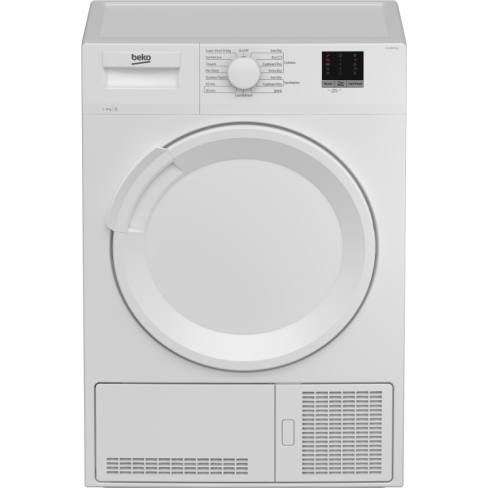 Beko DTLCE80051W Freestanding Condenser Tumble Dryer