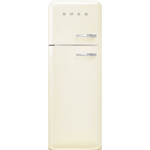 Smeg FAB30LCR6UK Static Fridge Freezer, 80/20, Cream, C Rated
